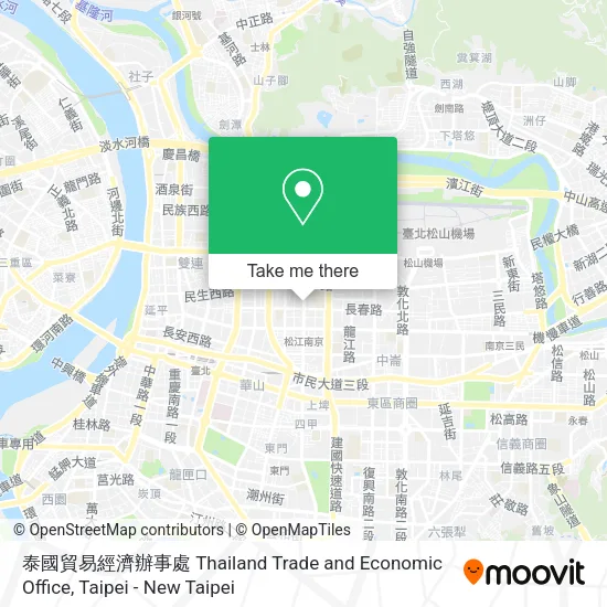 泰國貿易經濟辦事處 Thailand Trade and Economic Office地圖