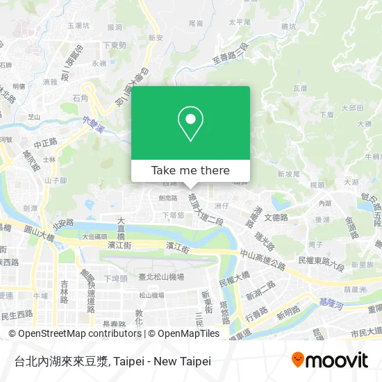 台北內湖來來豆漿 map
