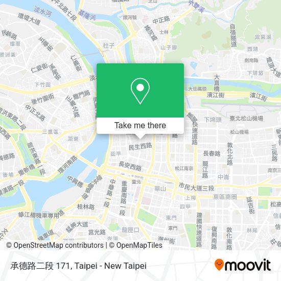 承德路二段 171地圖