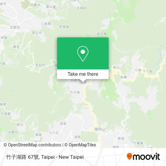 竹子湖路 67號地圖
