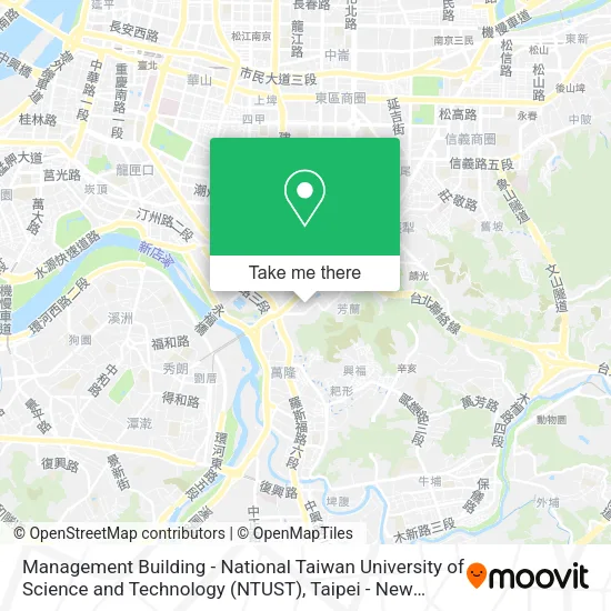 Management Building - National Taiwan University of Science and Technology (NTUST)地圖