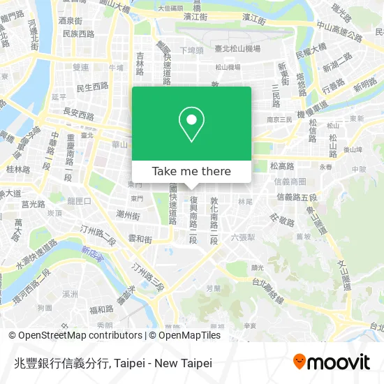 兆豐銀行信義分行 map