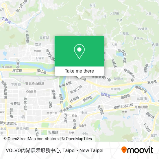 VOLVO內湖展示服務中心 map