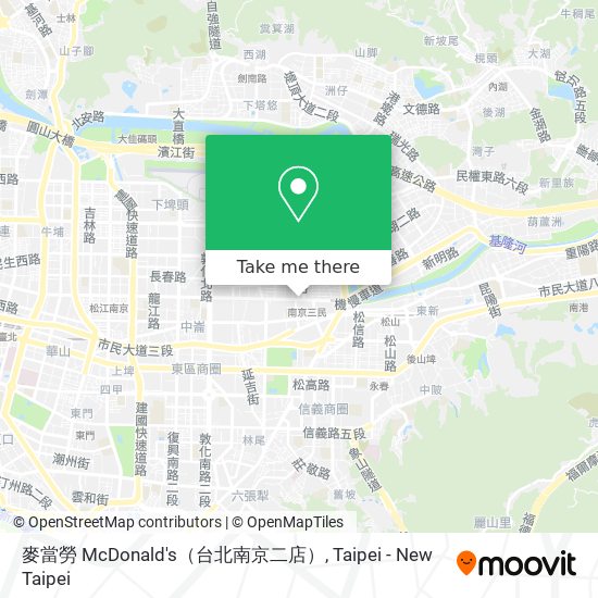 麥當勞 McDonald's（台北南京二店） map