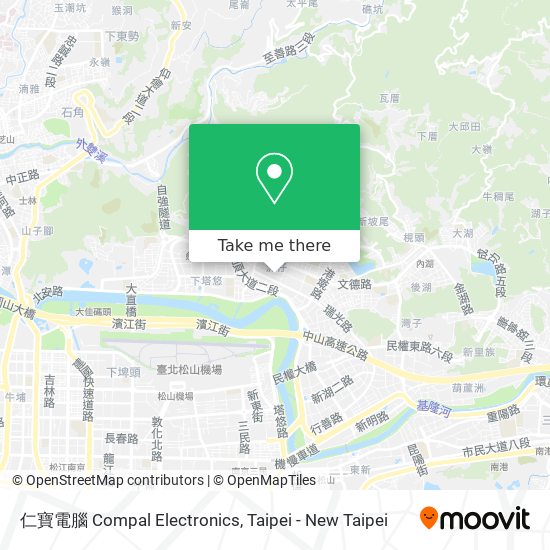 仁寶電腦 Compal Electronics map
