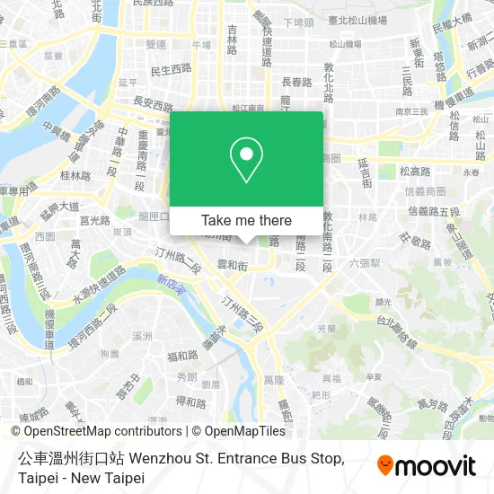 公車溫州街口站 Wenzhou St. Entrance Bus Stop地圖