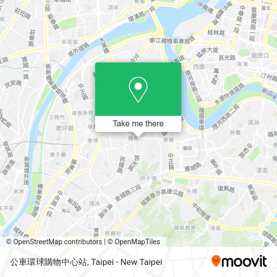 公車環球購物中心站地圖
