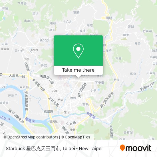 Starbuck 星巴克天玉門市 map