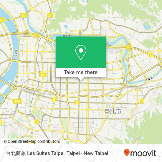 台北商旅 Les Suites Taipei map