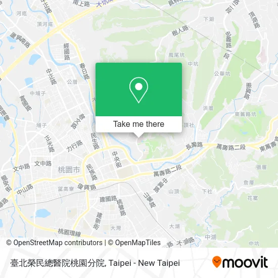 臺北榮民總醫院桃園分院 map
