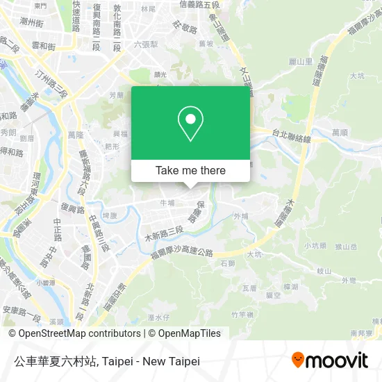 公車華夏六村站地圖