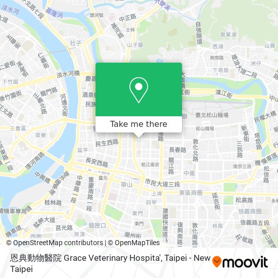 恩典動物醫院 Grace Veterinary Hospita' map