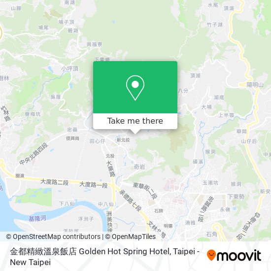 金都精緻溫泉飯店 Golden Hot Spring Hotel map