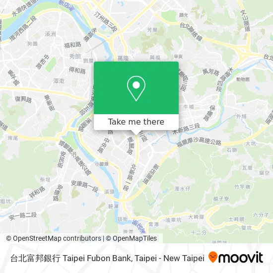 台北富邦銀行 Taipei Fubon Bank map