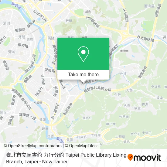臺北市立圖書館 力行分館 Taipei Public Library Lixing Branch地圖