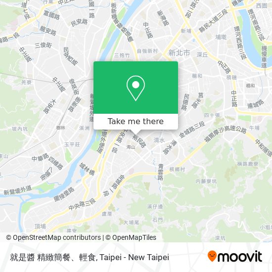 就是醬 精緻簡餐、輕食地圖