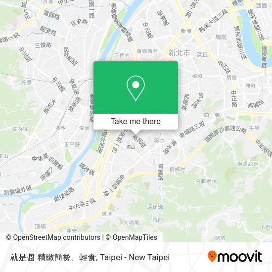 就是醬 精緻簡餐、輕食地圖