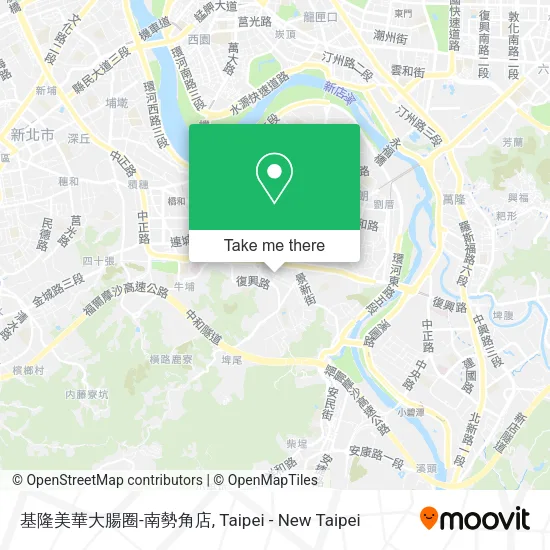 基隆美華大腸圈-南勢角店地圖