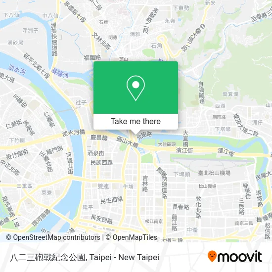 八二三砲戰紀念公園地圖