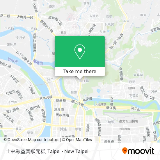 士林歐益喜狀元糕 map