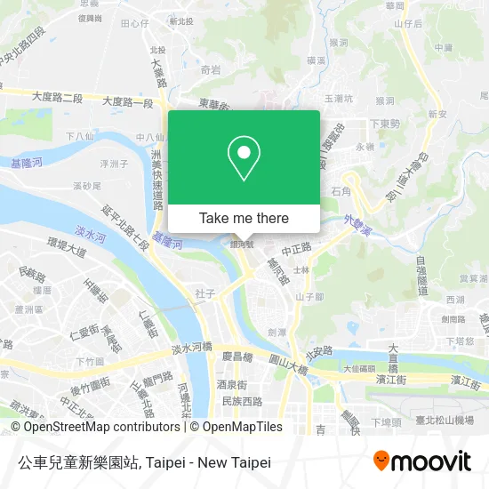 公車兒童新樂園站 map