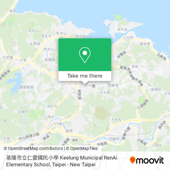 基隆市立仁愛國民小學 Keelung Municipal RenAi Elementary School map