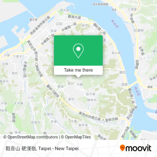 觀音山 硬漢嶺地圖