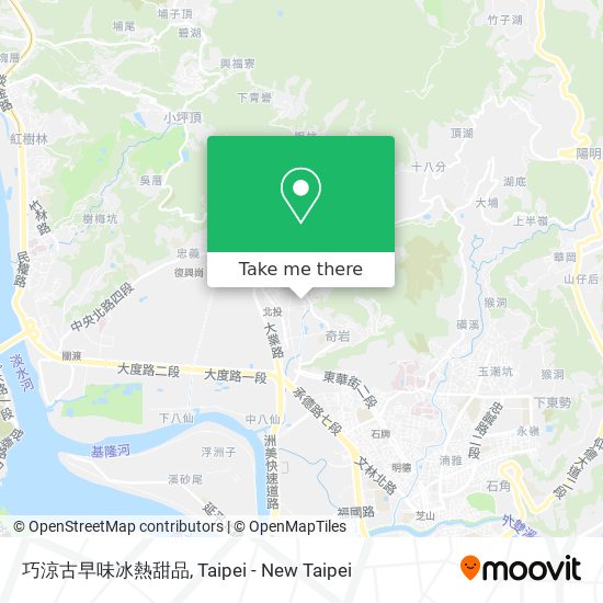 巧涼古早味冰熱甜品 map