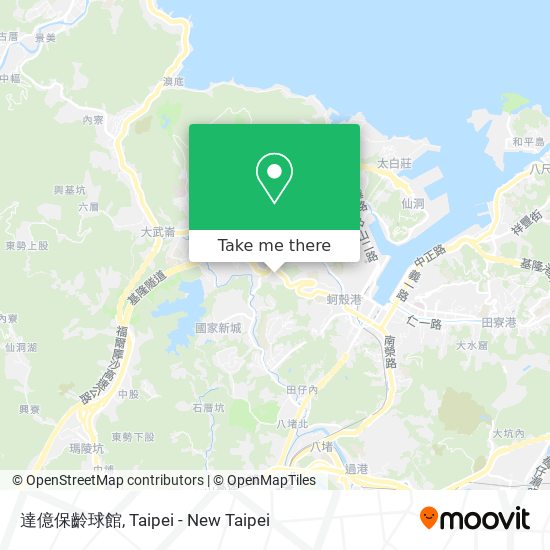 達億保齡球館地圖