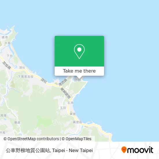 公車野柳地質公園站地圖