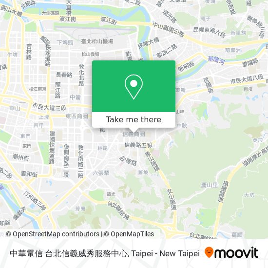 中華電信 台北信義威秀服務中心 map