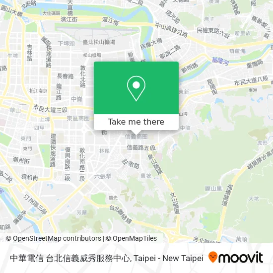 中華電信 台北信義威秀服務中心 map