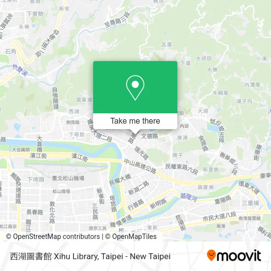西湖圖書館 Xihu Library地圖