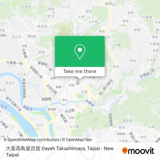 大葉高島屋百貨 Dayeh Takashimaya map