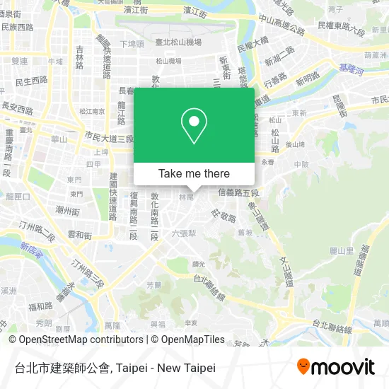 台北市建築師公會地圖