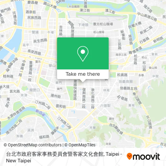台北市政府客家事務委員會暨客家文化會館 map