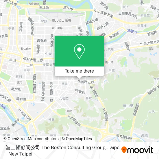 波士頓顧問公司 The Boston Consulting Group map