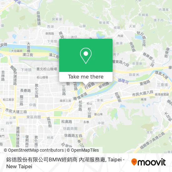 鎔德股份有限公司BMW經銷商 內湖服務廠 map