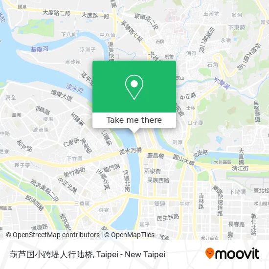 葫芦国小跨堤人行陆桥 map