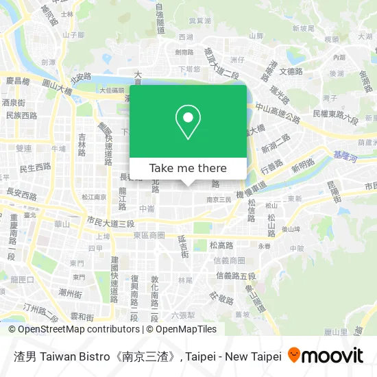 渣男 Taiwan Bistro《南京三渣》 map
