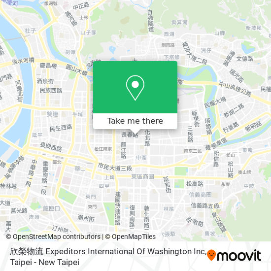 欣榮物流 Expeditors International Of Washington Inc map