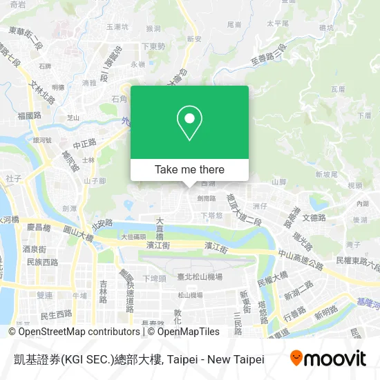 凱基證券(KGI SEC.)總部大樓地圖