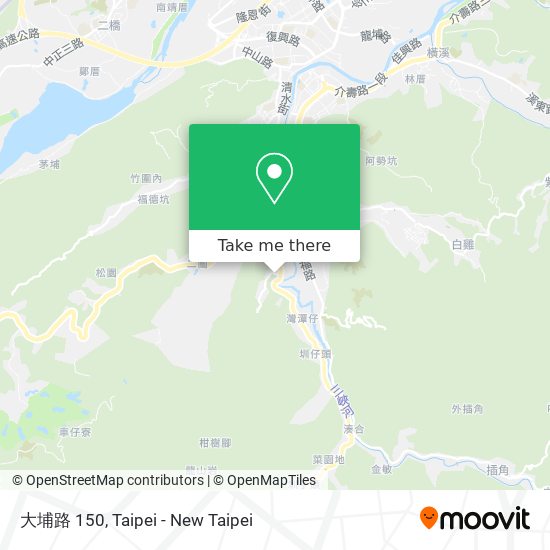 大埔路 150 map