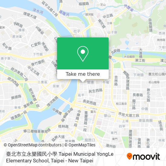 臺北市立永樂國民小學 Taipei Municipal YongLe Elementary School map