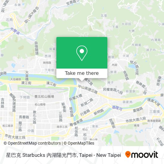 星巴克 Starbucks 內湖陽光門市 map