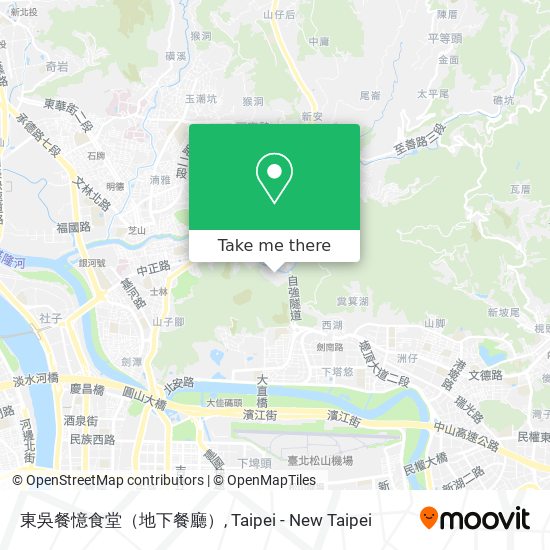 東吳餐憶食堂（地下餐廳） map