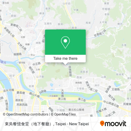 東吳餐憶食堂（地下餐廳） map