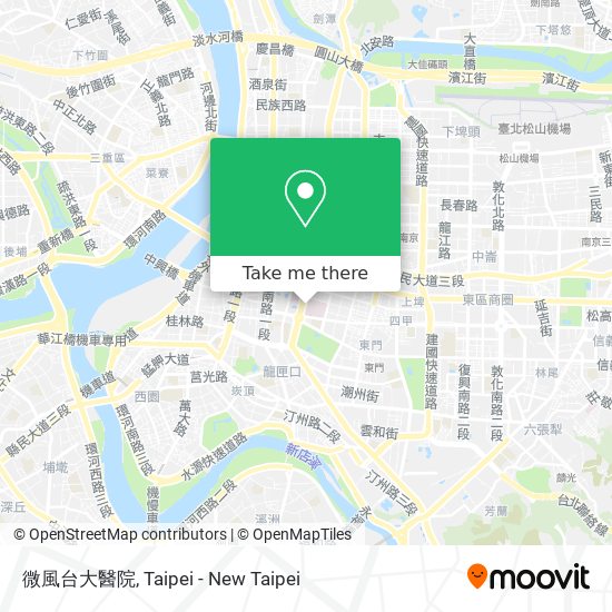 微風台大醫院 map
