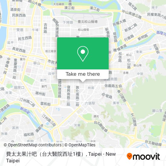 費太太果汁吧（台大醫院西址1樓） map