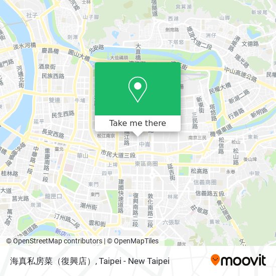 海真私房菜（復興店） map